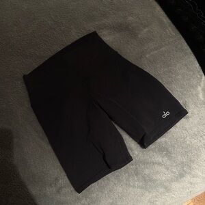 ALO Yoga Black High-Waist Bike Shorts